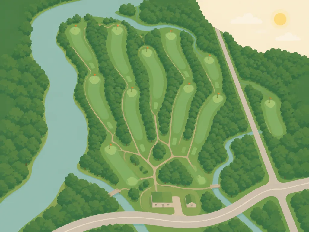 Illustration of Little Falls Municipal Golf Course