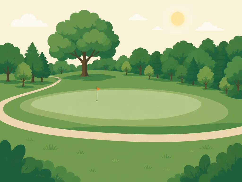 Illustration of Sunrise Golf Course