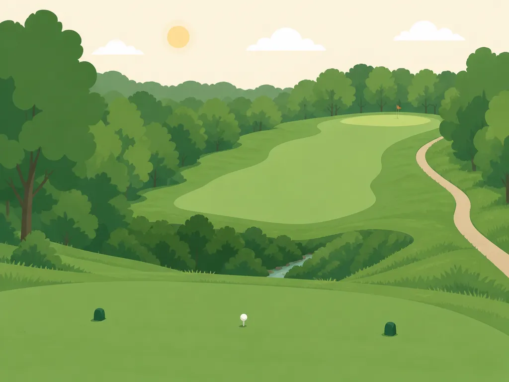 Illustration of Kaufman Park Golf Course