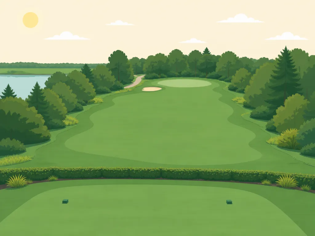 Illustration of Hiland Golf Course