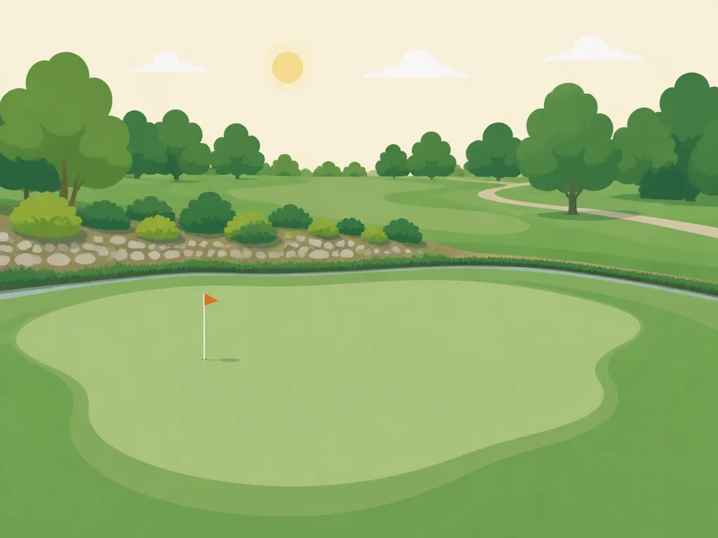 Illustration of Oak Hills Golf Course
