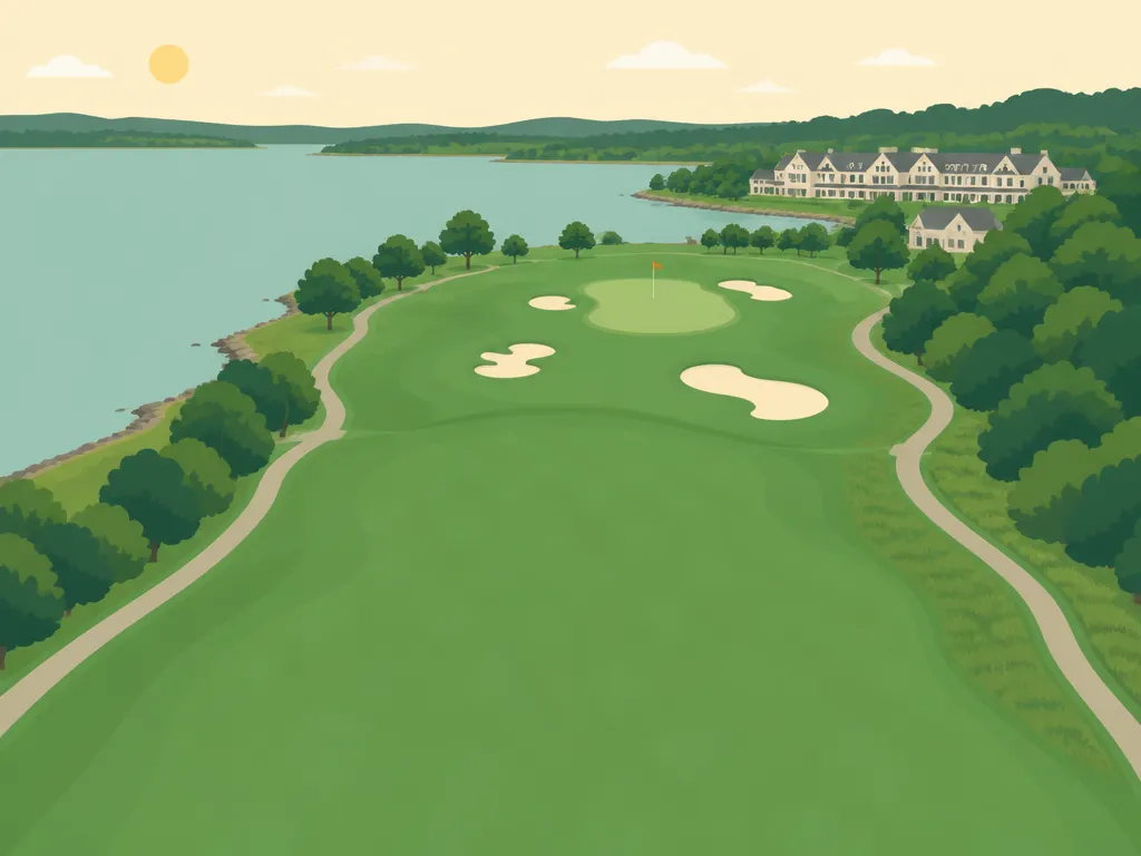 Illustration of Samoset Resort Golf Course