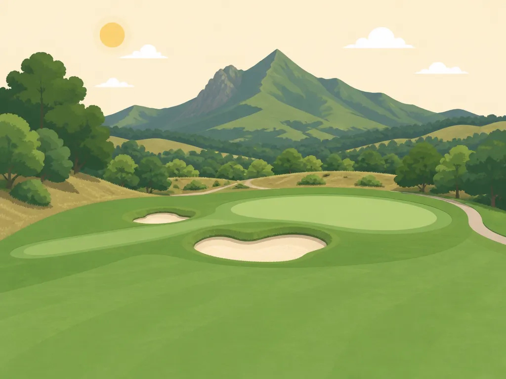 Illustration of Dairy Creek Golf Course