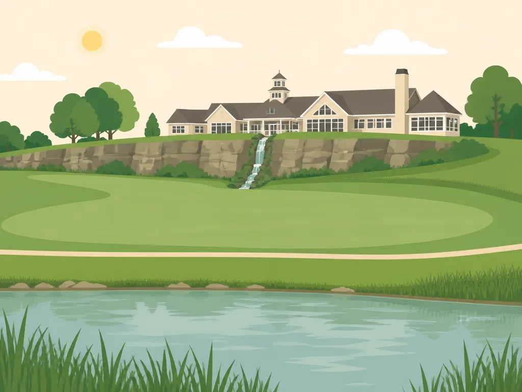 Illustration of Meadow Brook Golf Course