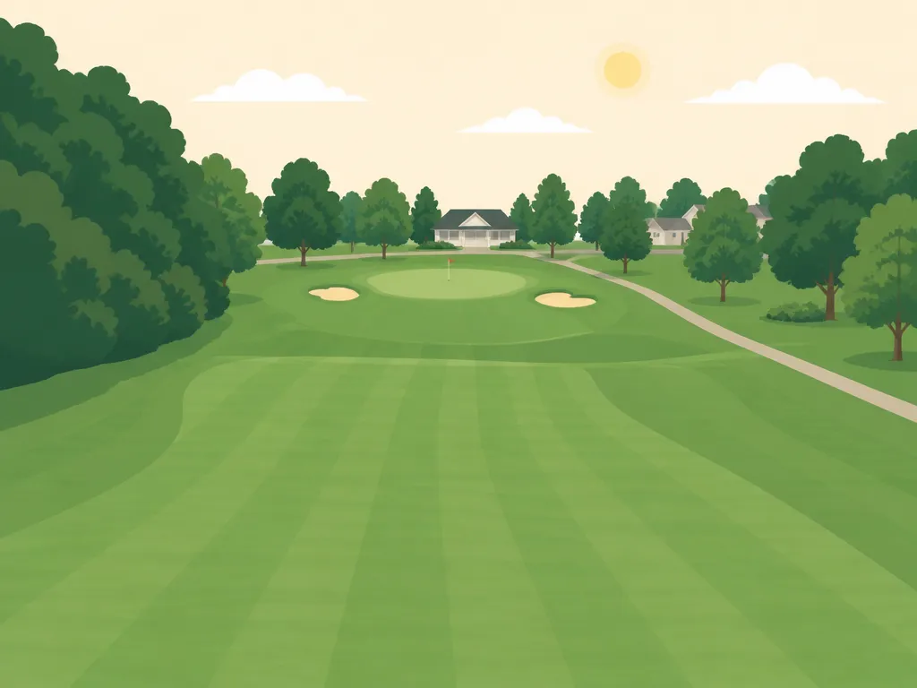 Illustration of Hawthorne Country Club