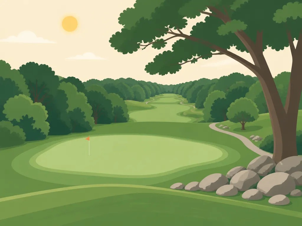 Illustration of Ed Oliver Golf Club