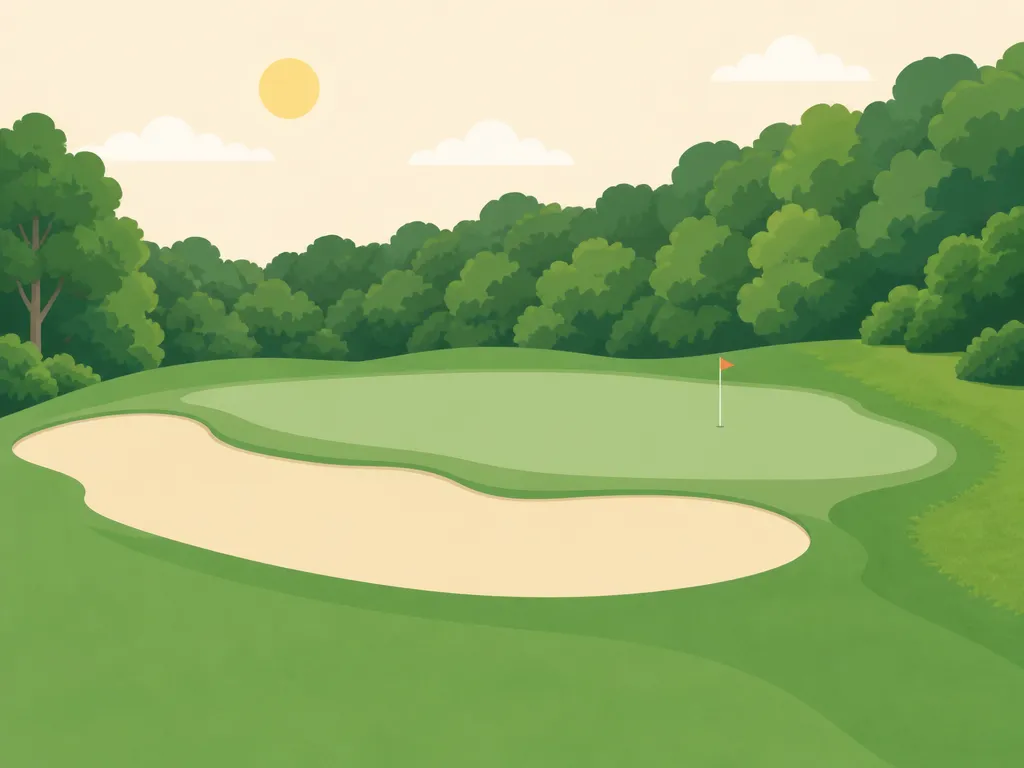 Illustration of River Bend Golf Club - Ormond Beach