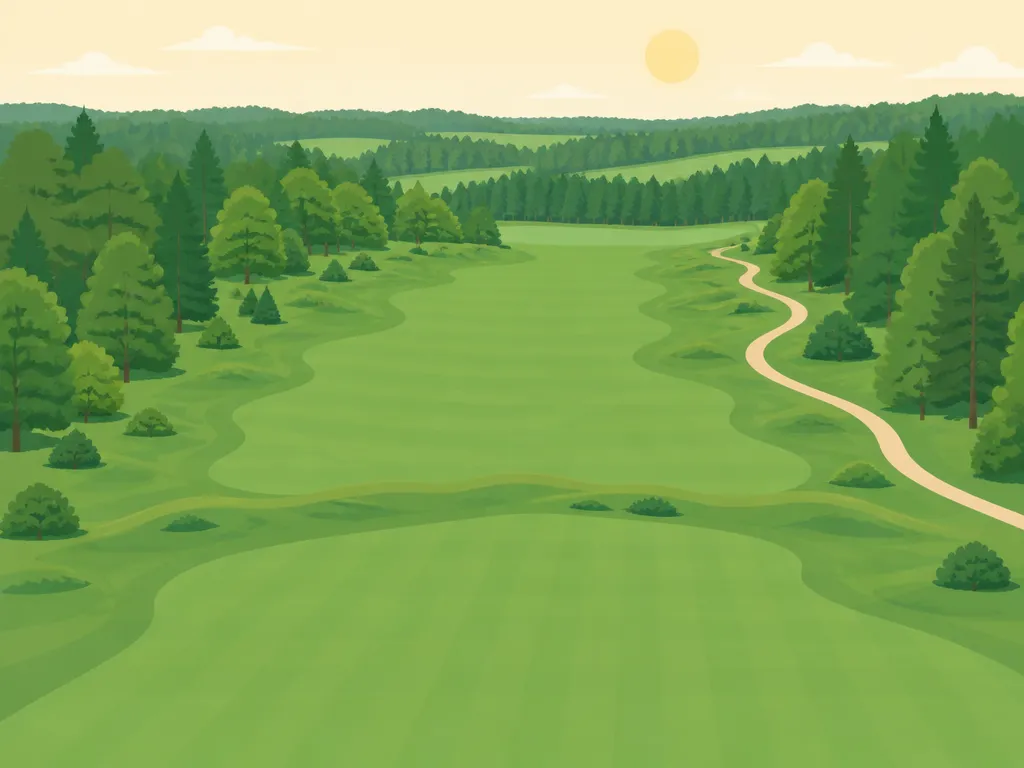 Illustration of Awbrey Glen Golf Club