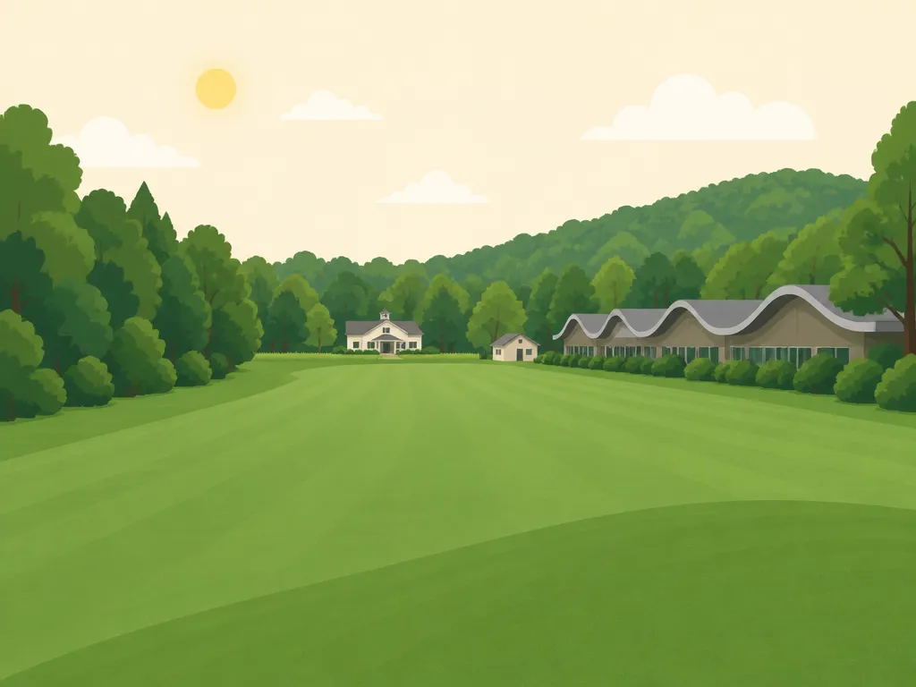 Illustration of Hotchkiss School Golf Course