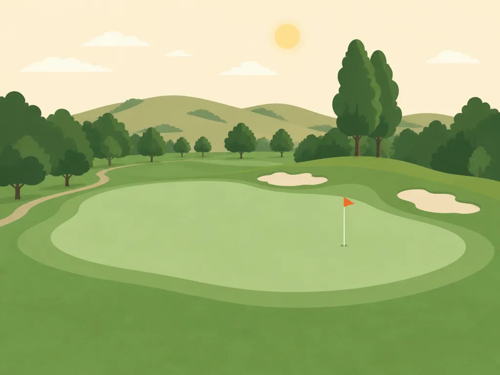 Illustration of Blue Rock Springs Golf Club (East)