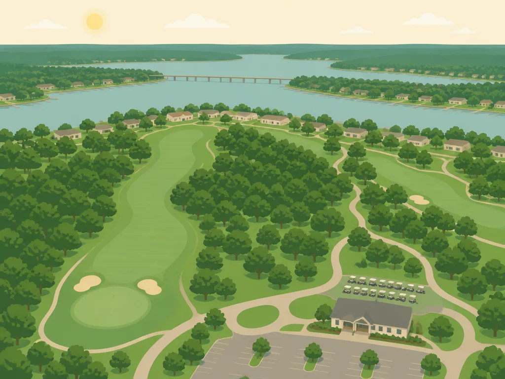 Illustration of Big Lake Golf Course