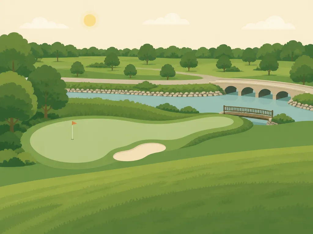 Illustration of Oak View Country Club