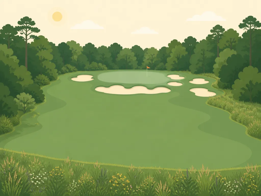 Illustration of The Bridges Golf Club at Hollywood Casino