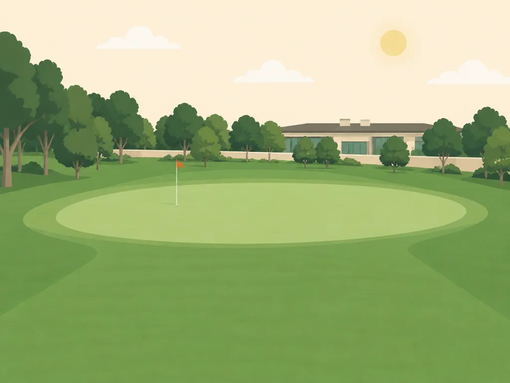 Illustration of Newport Beach Golf Course
