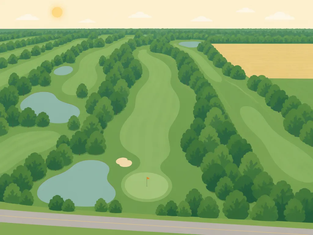 Illustration of Crestview Golf Course
