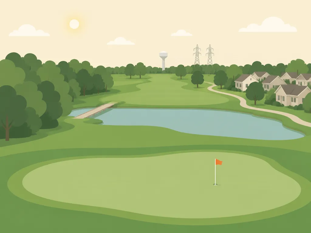 Illustration of Red Hawk Golf Course