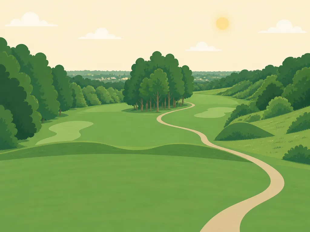 Illustration of Widow's Walk Golf Course