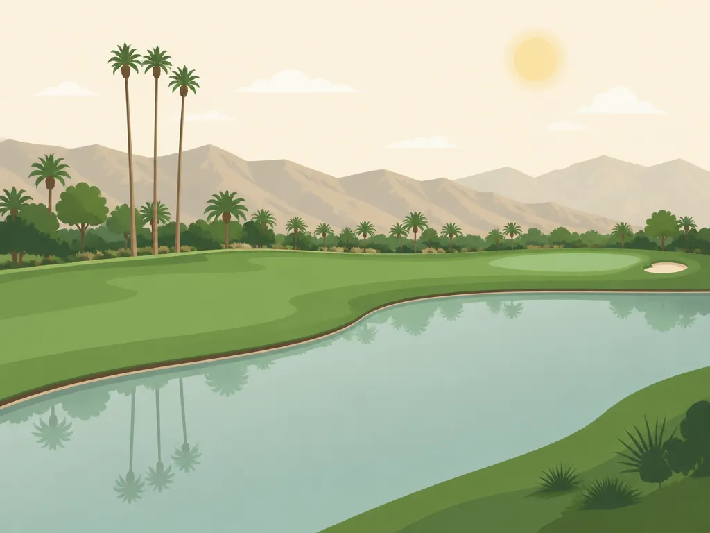 Illustration of Indian Canyons Golf Resort (North)