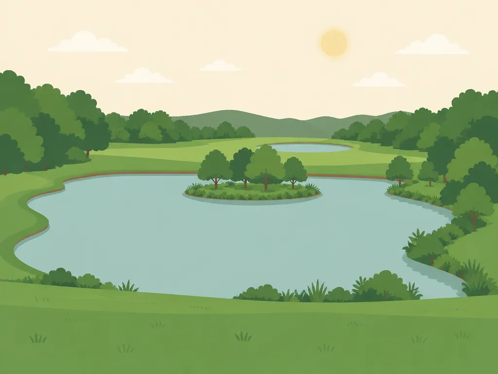 Illustration of Sunset Valley Golf Course