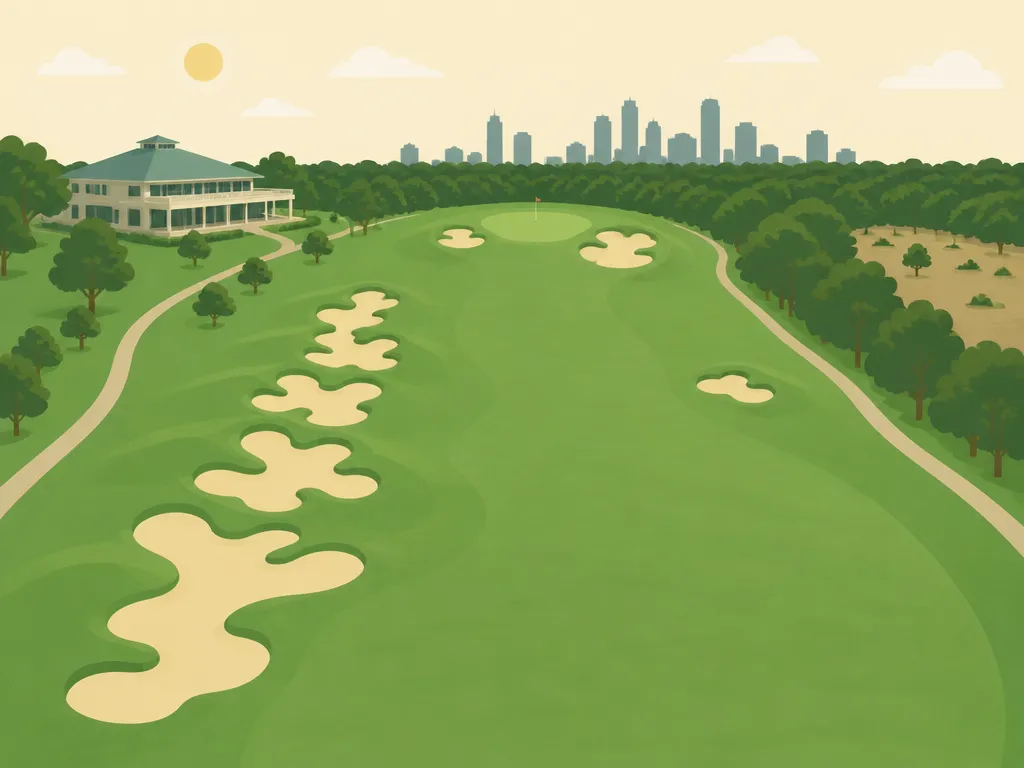 Illustration of The Australian Golf Club