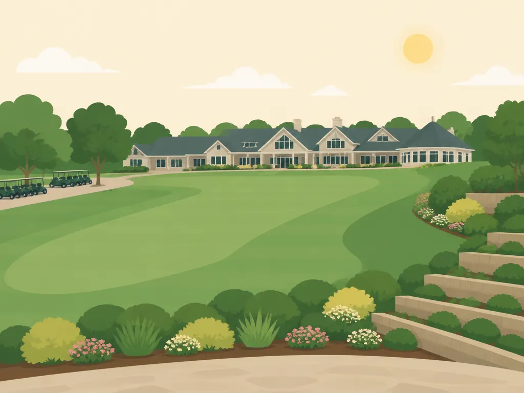 Illustration of River Oaks Golf Club