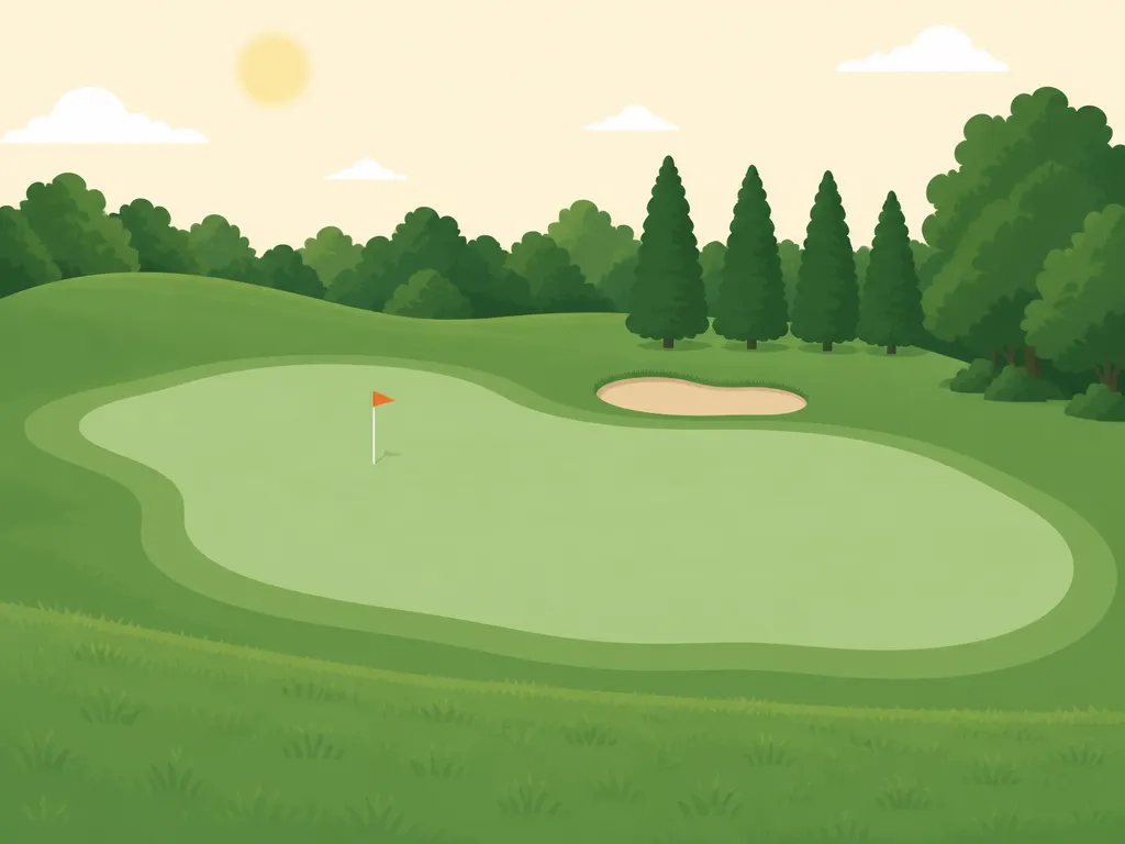 Illustration of Pine Shores Golf Course