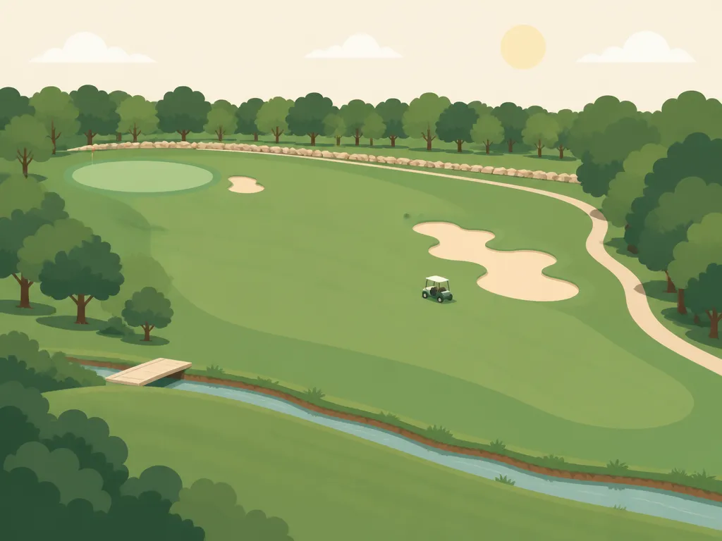 Illustration of Barrington Hall Golf Club