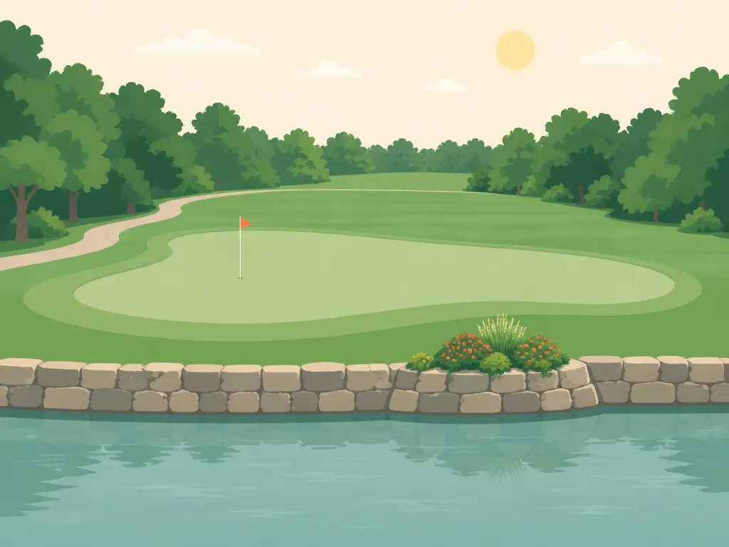 Illustration of Hank’s Swank Par 3 Golf Course