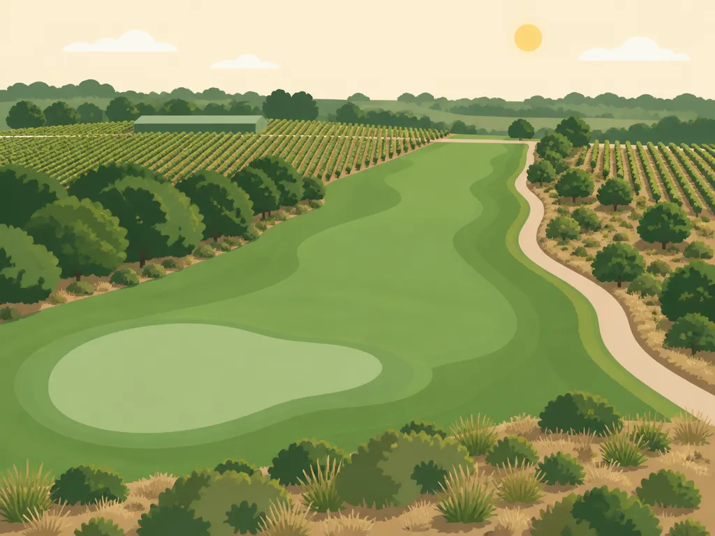 Illustration of Cypress Ridge Golf Course