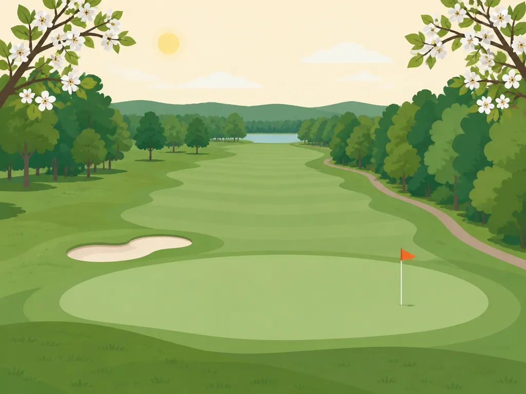 Illustration of Woodberry Golf Course
