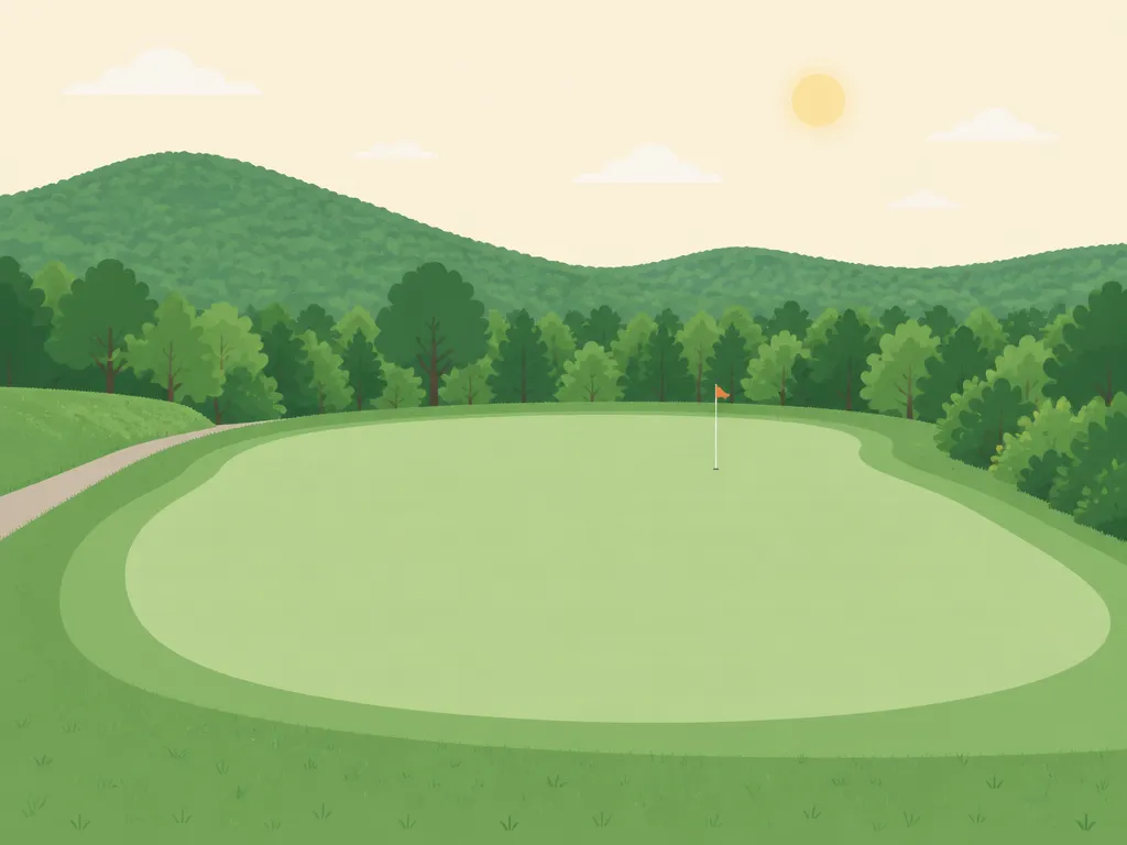 Illustration of Diamond Links Golf Course