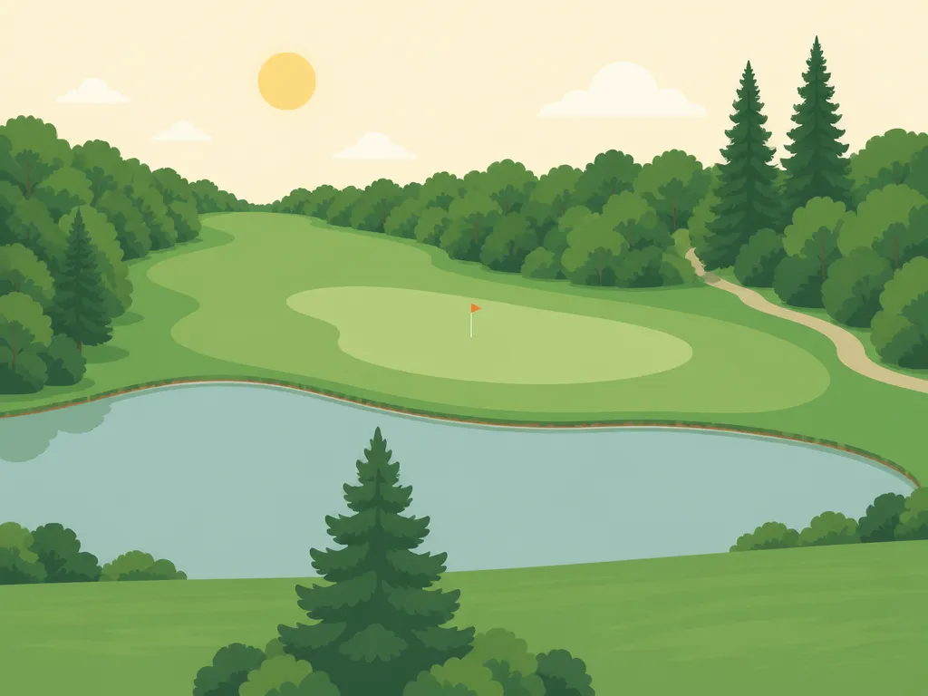 Illustration of Clear Springs Golf Course