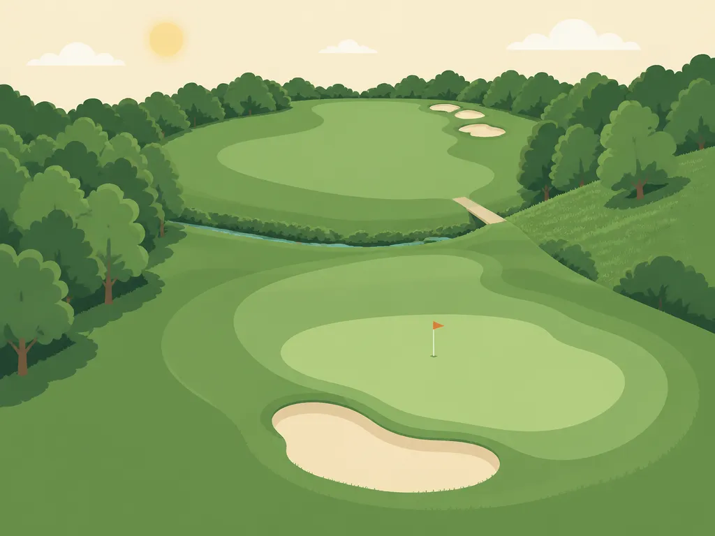 Illustration of Shadow Valley Golf Course