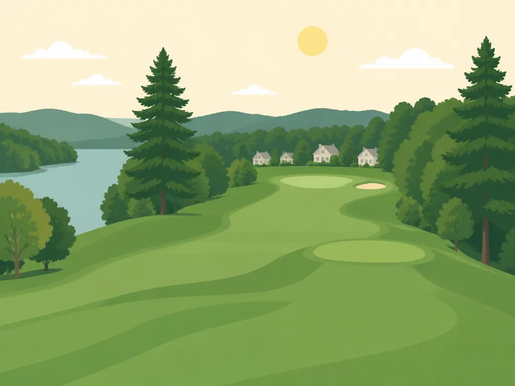 Illustration of Bomoseen Golf Club