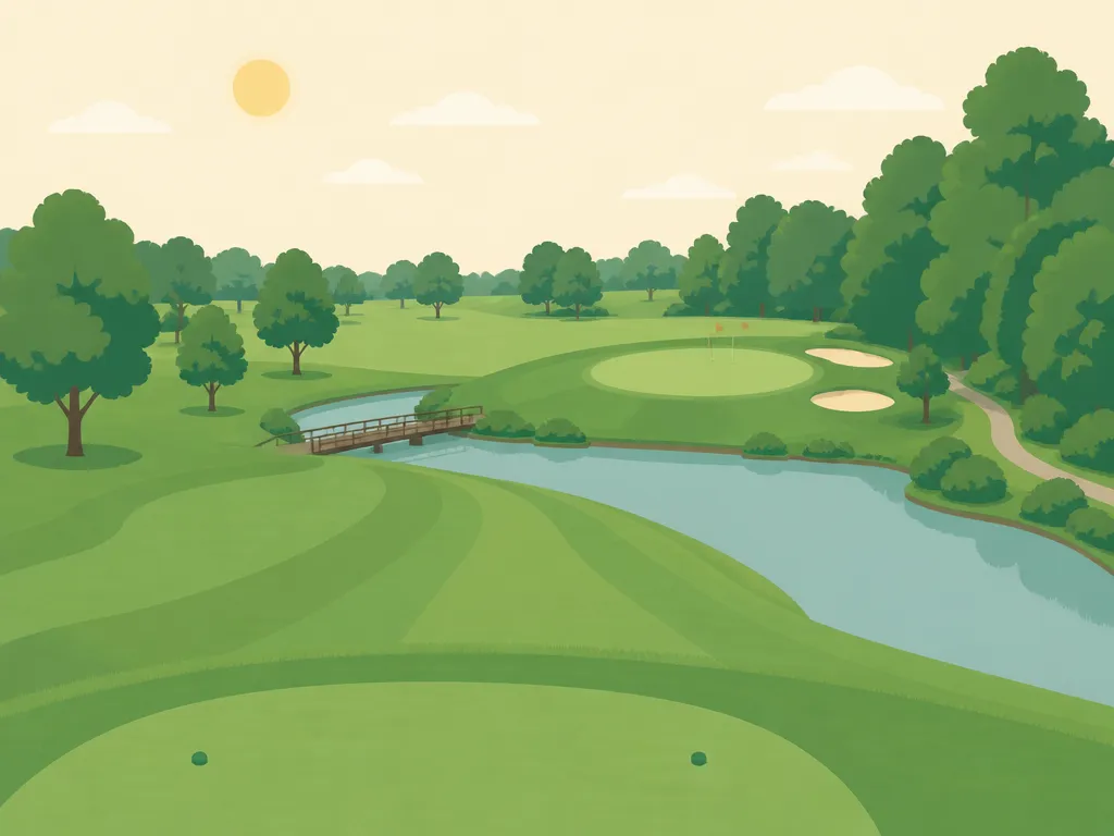 Illustration of Hominy Hill Golf Club