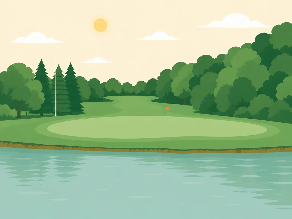 Illustration of Sandy Ridge Golf Course