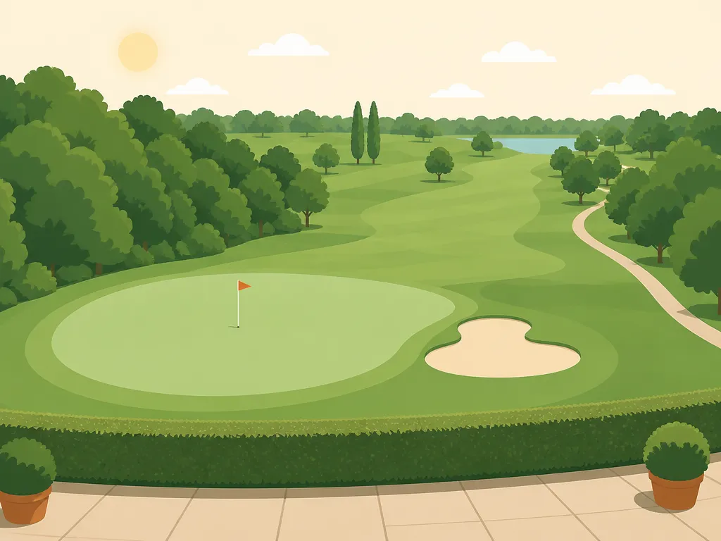 Illustration of Golf Sport Verein Düsseldorf