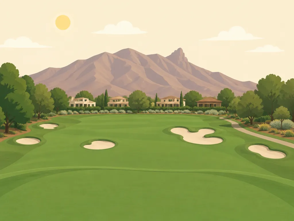 Illustration of The Arroyo Golf Club at Red Rock