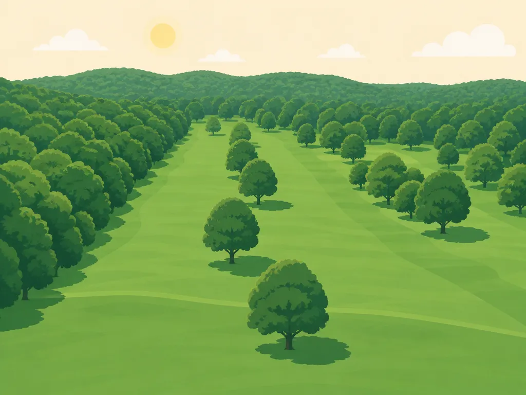 Illustration of Tanner Valley Golf Course