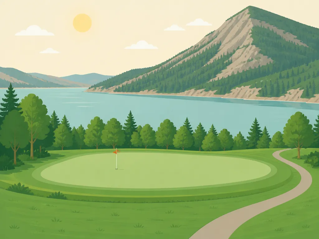 Illustration of Vic Meyers Golf Course at Sun Lakes