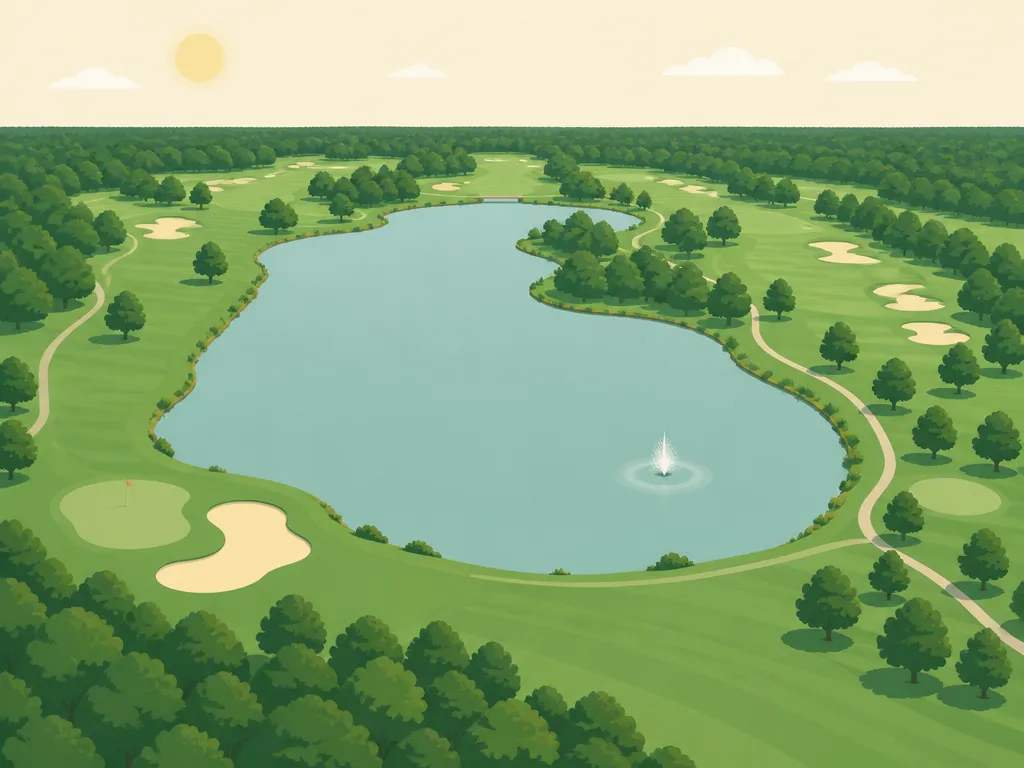 Illustration of Lake Arrowhead (The Lakes)
