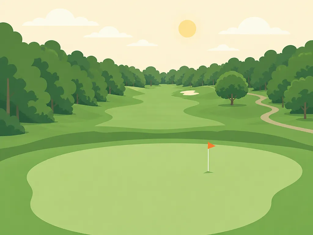 Illustration of Mark Bostick Golf Course
