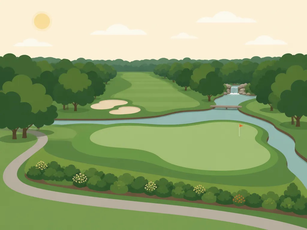 Illustration of Hawk's Landing Country Club