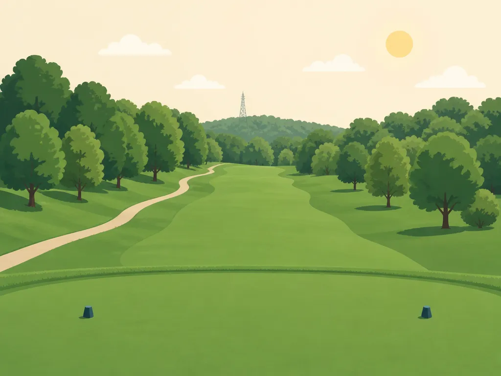 Illustration of Riverview Golf Course