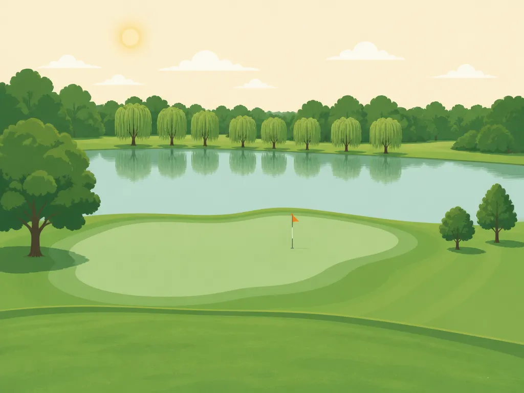 Illustration of Valley View Golf Course