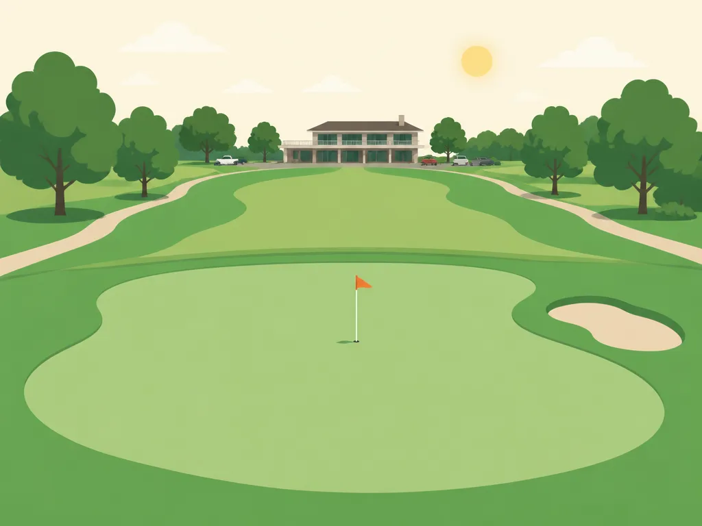 Illustration of Harvest Point Golf Course