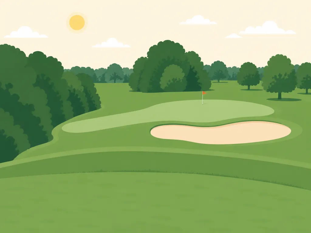 Illustration of Greenfield Park Golf Course