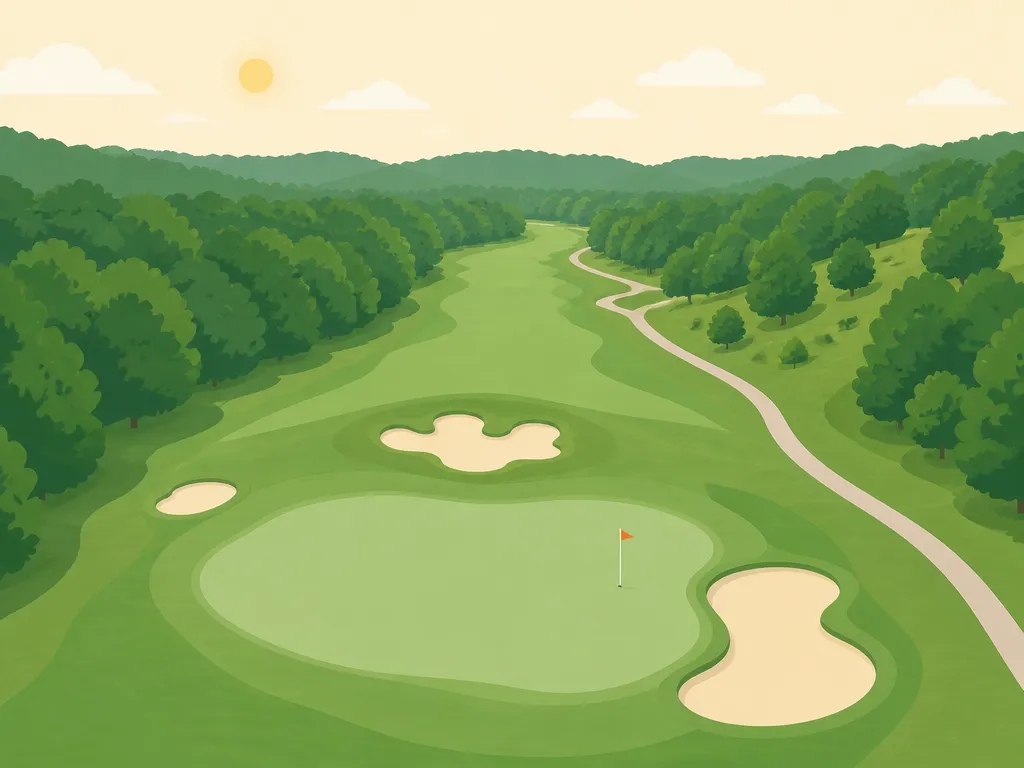 Illustration of Fox Hopyard Golf Club