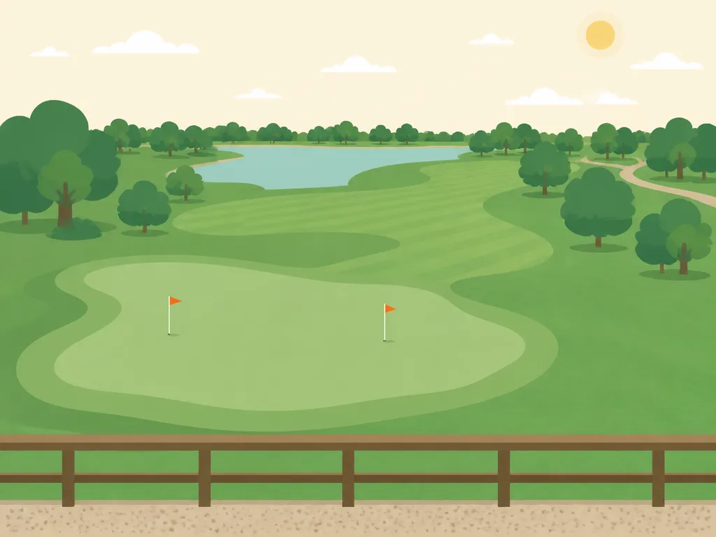 Illustration of Keyhole Golf & Country Club