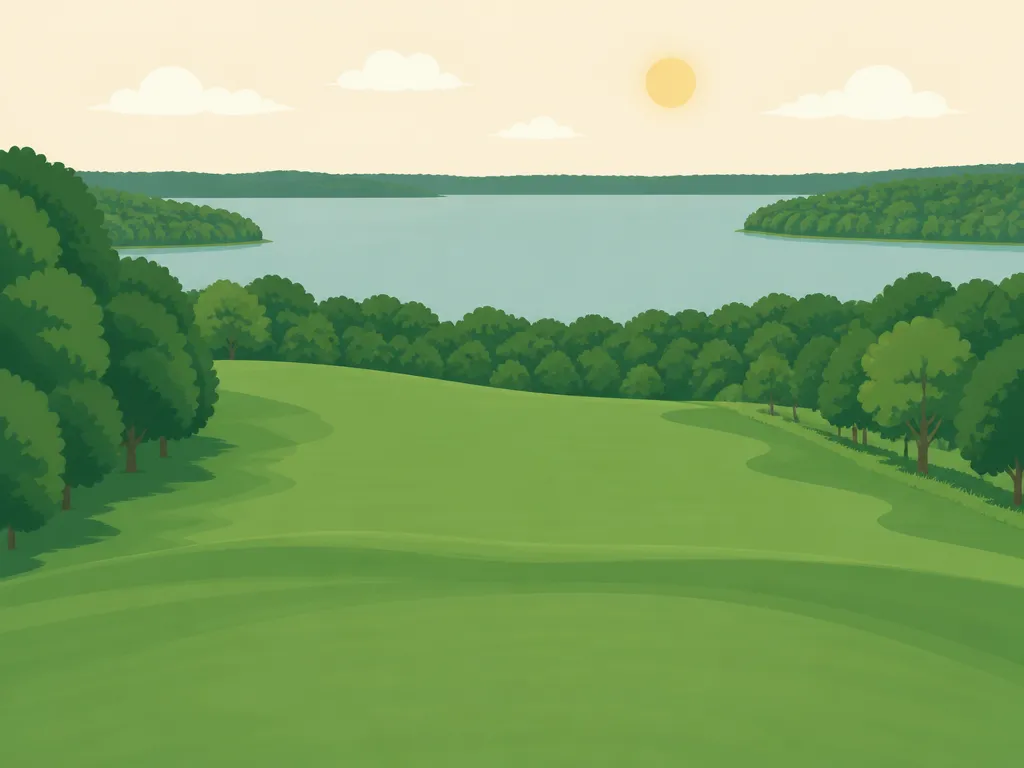 Illustration of Naga-Waukee War Memorial Golf Course